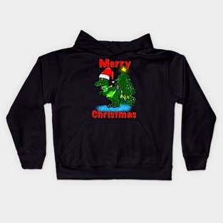 T. rex Christmas Kids Hoodie